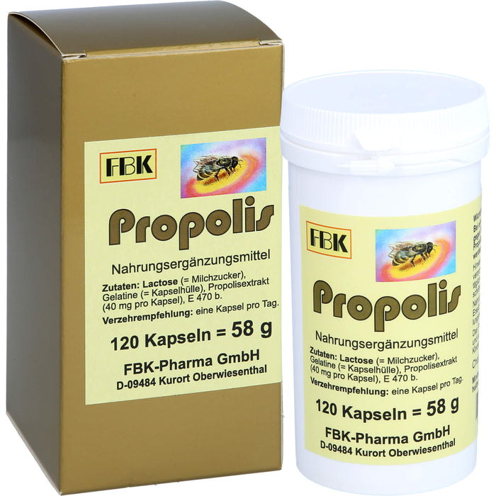 FBK-Pharma Propolis Kapseln, 120 pcs. Capsules