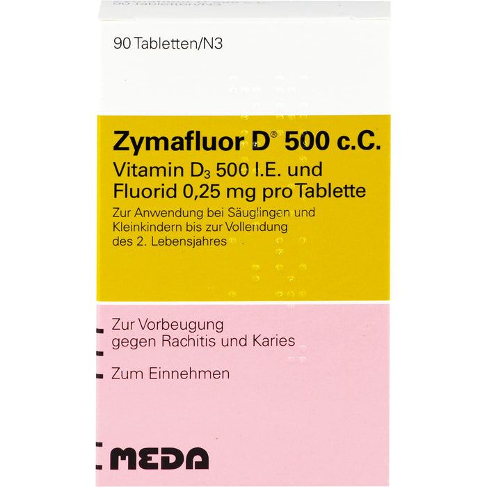 Zymafluor D 500 c.C., Tabletten, 90 pc Tablettes