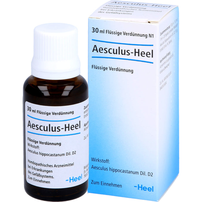 Aesculus-Heel Tropfen bei Erkrankungen des Gefäßsystems, 30 ml Solution
