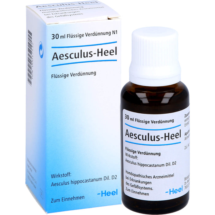 Aesculus-Heel Tropfen bei Erkrankungen des Gefäßsystems, 30 ml Solution