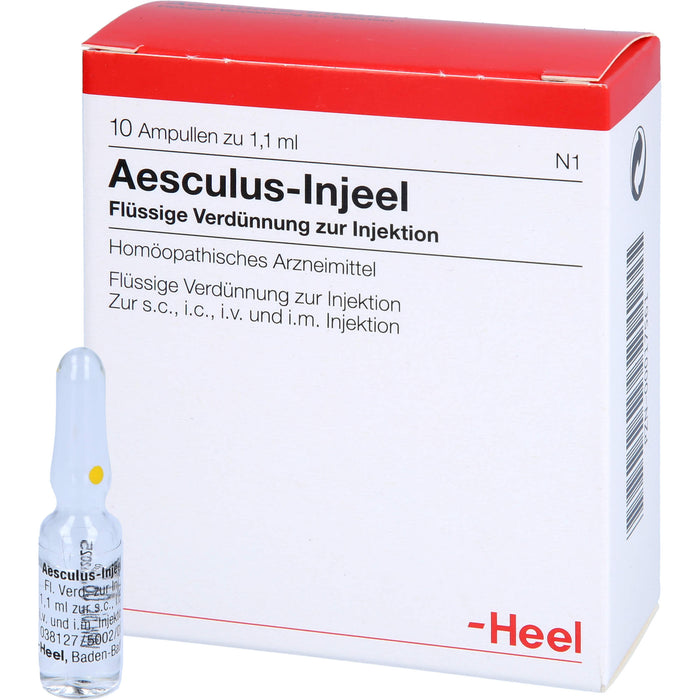 Aesculus Injeel Amp., 10 pcs. Ampoules