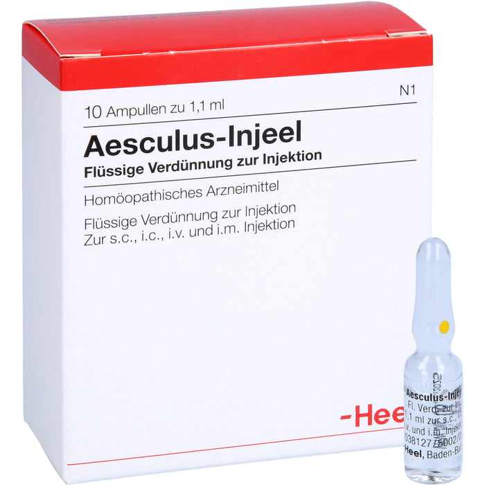 Aesculus Injeel Amp., 10 pcs. Ampoules