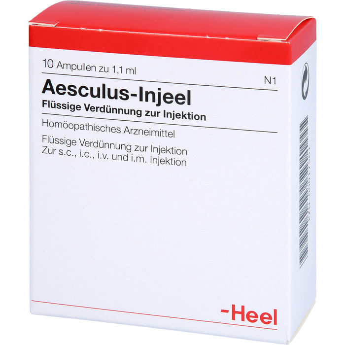 Aesculus Injeel Amp., 10 pcs. Ampoules