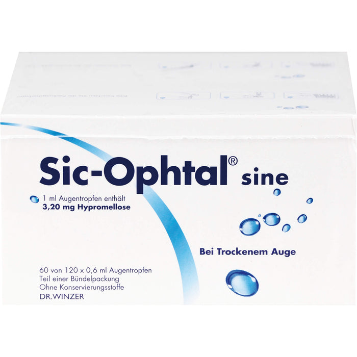 Sic-Ophtal® sine, 3,20 mg/ml Augentropfen, 120X0.6 ml ATR