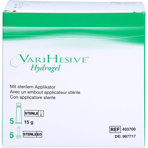Varihesive Hydrogel mit Applikator, 5X15 g GEL