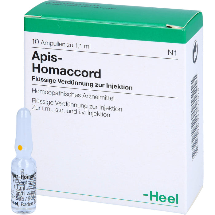 Apis-Homaccord Injektionslösung, 10 pc Ampoules