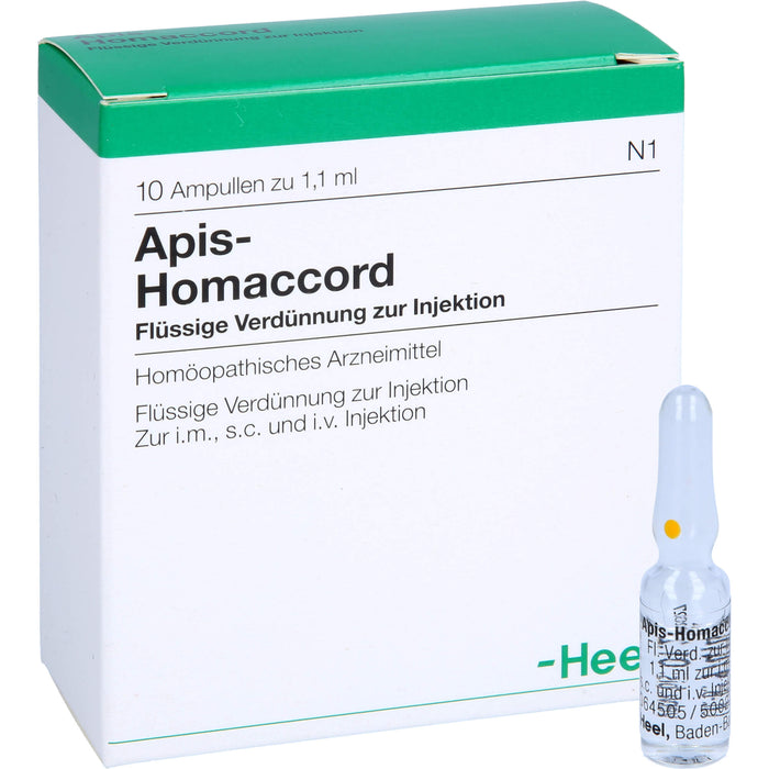 Apis-Homaccord Injektionslösung, 10 pc Ampoules