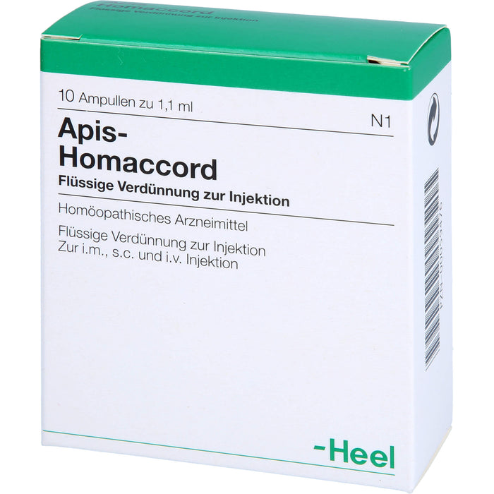 Apis-Homaccord Injektionslösung, 10 pc Ampoules