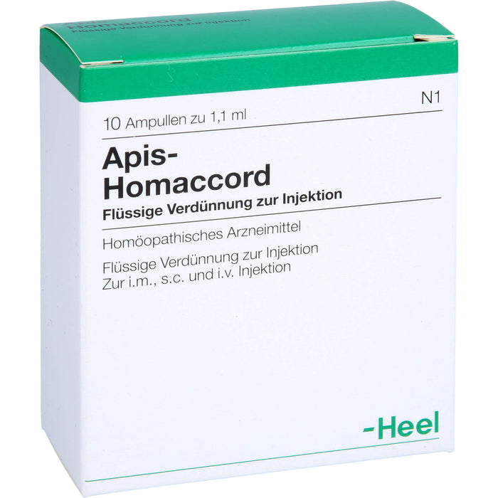 Apis-Homaccord Injektionslösung, 10 pc Ampoules