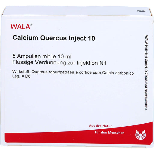 WALA Calcium Quercus Inject 10 flüssige Verdünnung, 5 St. Ampullen