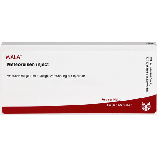 WALA Meteoreisen Inject flüssige Verdünnung, 10 St. Ampullen