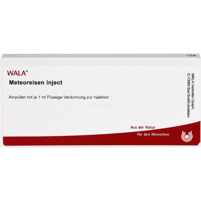 WALA Meteoreisen Inject flüssige Verdünnung, 10 St. Ampullen