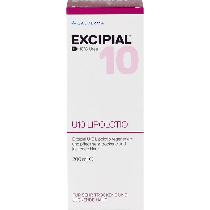EXCIPIAL U10 Lipolotio für sehr trockene und juckende Haut, 200 ml Lotion