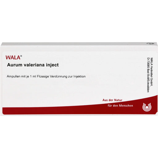 WALA Aurum/Valeriana inject flüssige Verdünnung, 10 St. Ampullen