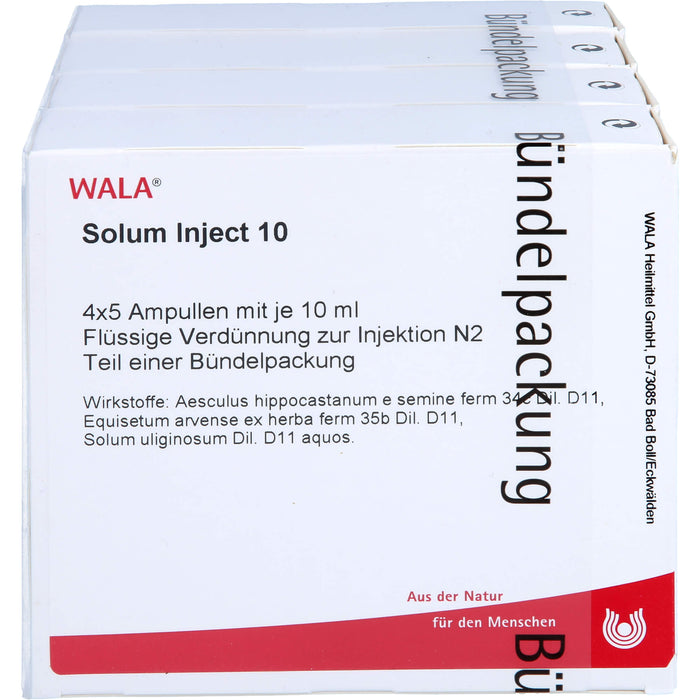 WALA Solum Inject 10 flüssige Verdünnung, 20 St. Ampullen