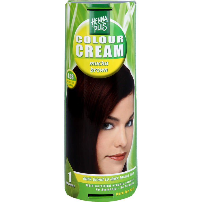Hennaplus Colour Cream Mocha Brown 4,03, 60 ml Creme