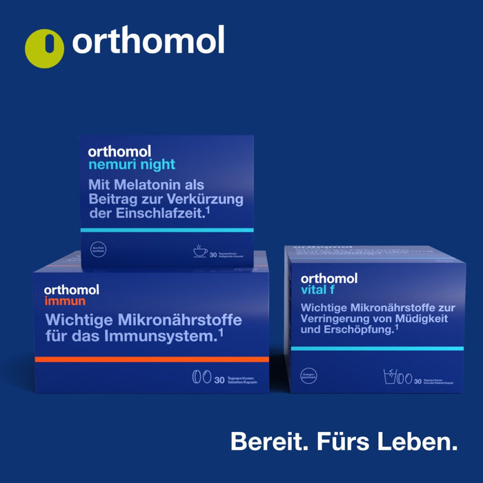 Orthomol Femin - Mikronährstoffe für Frauen in den Wechseljahren - mit Biotin, Selen, Zink, Nachtkerzenöl, Coenzym Q10, 90 St. Tagesportionen