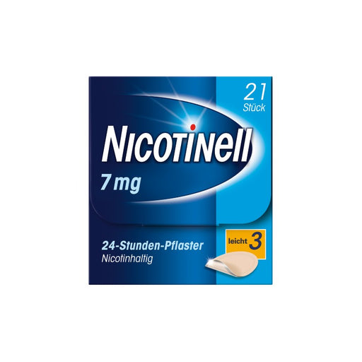 Nicotinell 7 mg/24-Stunden-Pflaster (bisher 17,5 mg) Stärke 3 (leicht), 21 St. Pflaster