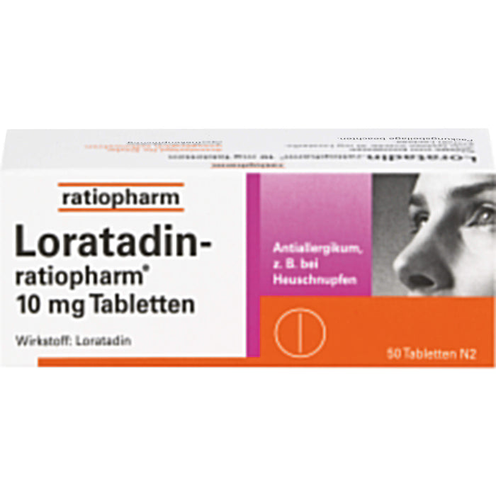 Loratadin-ratiopharm 10 mg Tabletten bei Allergien, 50 St. Tabletten
