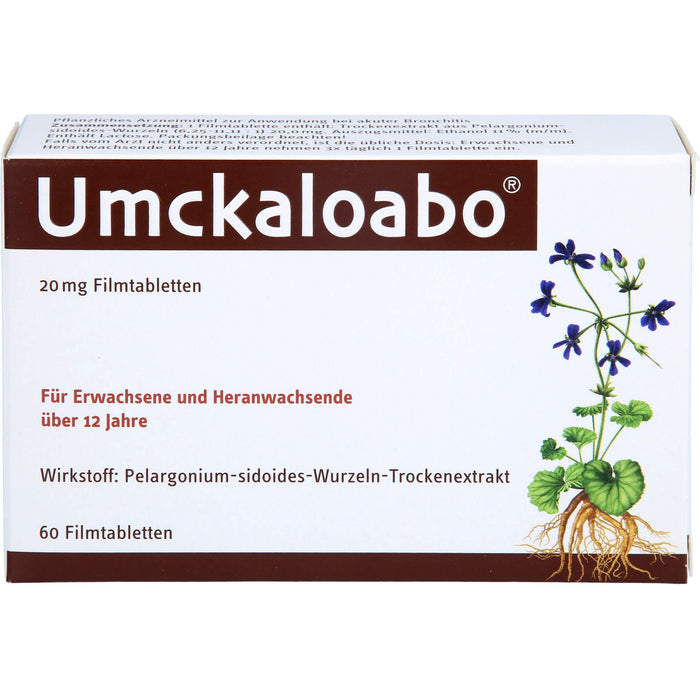 Umckaloabo 20 mg Filmtabletten, 60 pc Tablettes