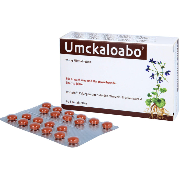 Umckaloabo 20 mg Filmtabletten, 60 pc Tablettes