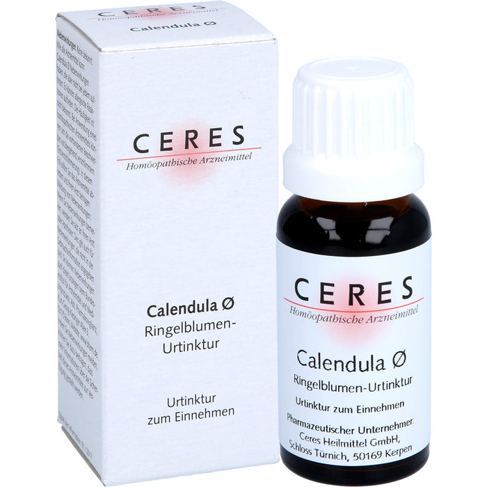 CERES Calendula Urtinktur, 20 ml Solution
