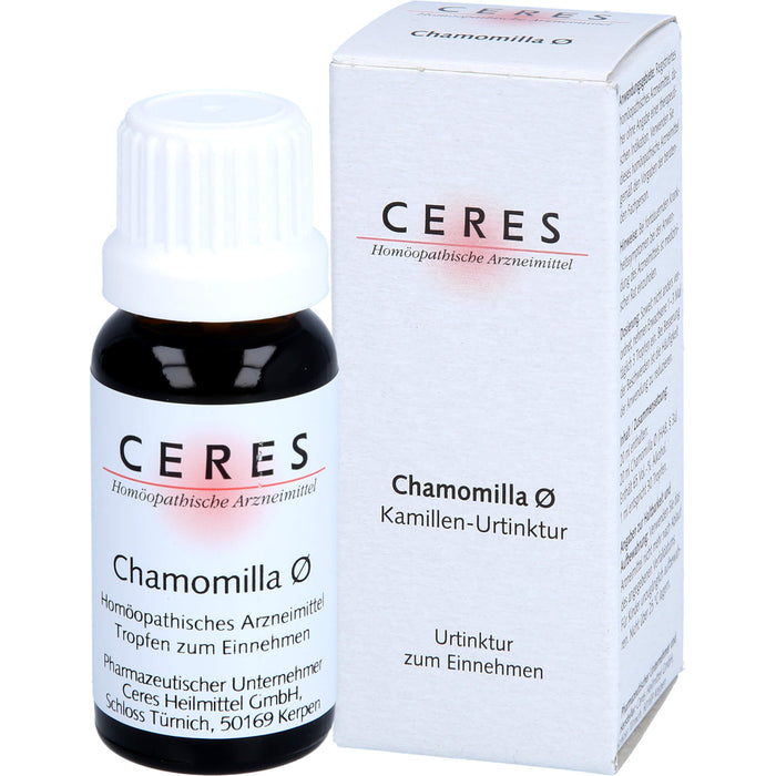 Ceres Chamomilla Urtinktur, 20 ml Solution
