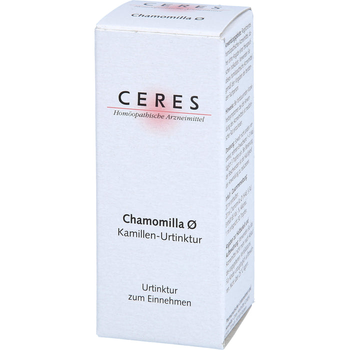 CERES Chamomilla Urtinktur, 20 ml Solution