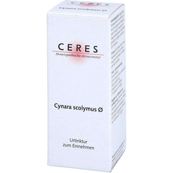 CERES Cynara scolymus Urtinktur, 20 ml Lösung