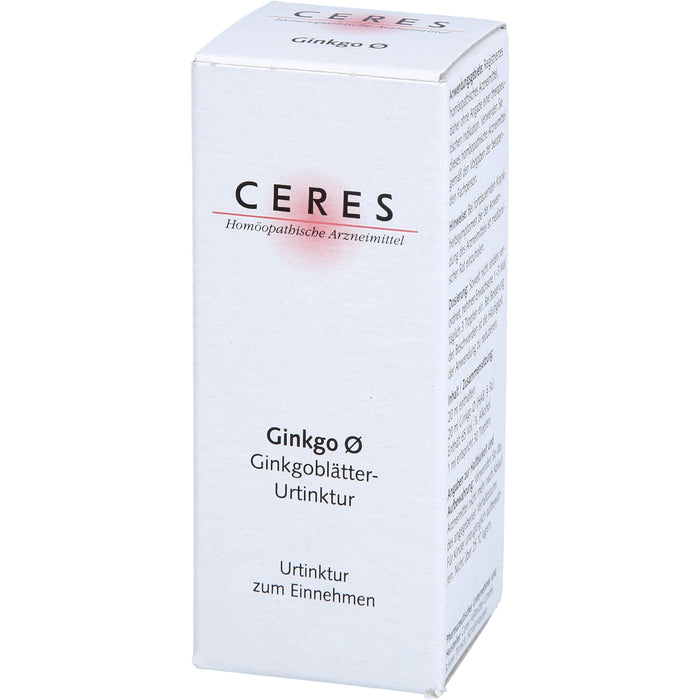 CERES Ginkgo Urtinktur, 20 ml Solution