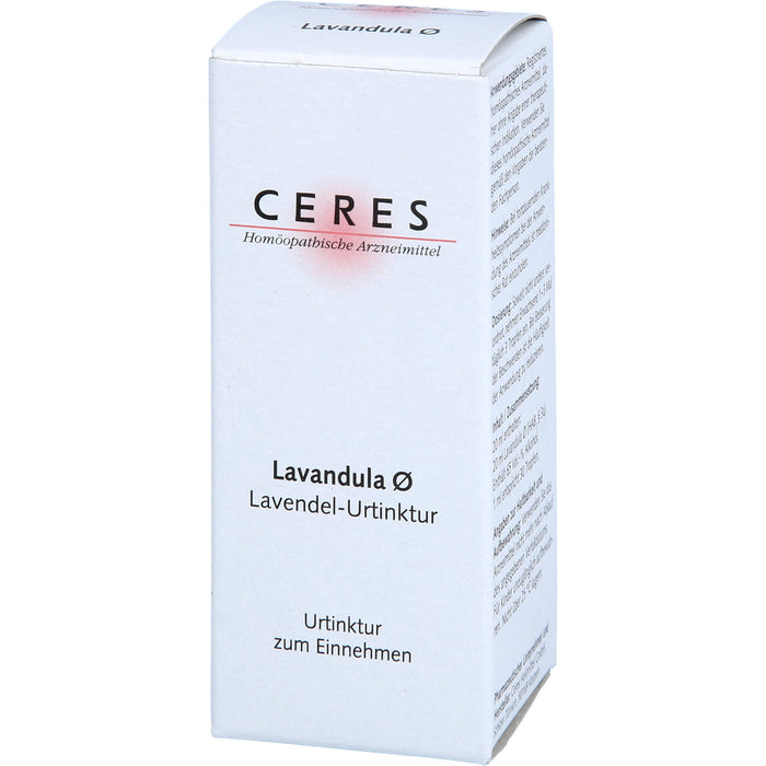 CERES Lavandula ø Urtinktur, 20 ml Solution