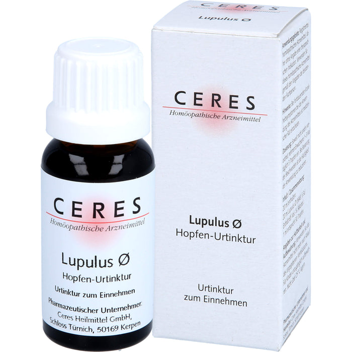 CERES Lupulus Urtinktur, 20 ml Solution
