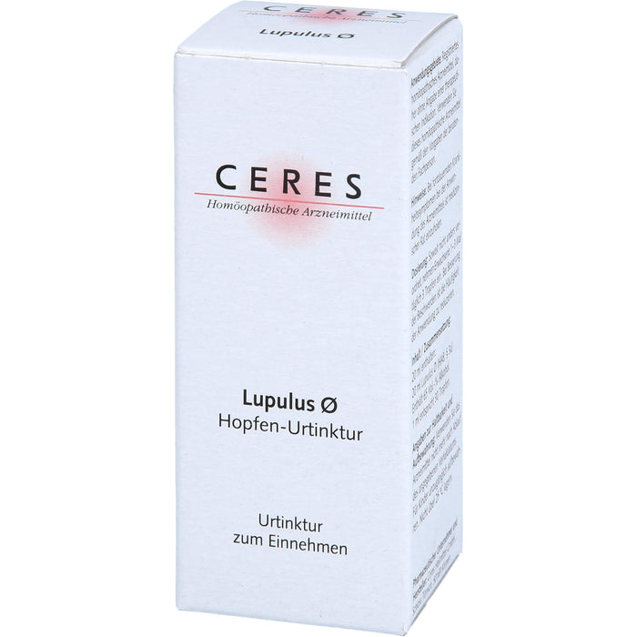 CERES Lupulus Urtinktur, 20 ml Solution