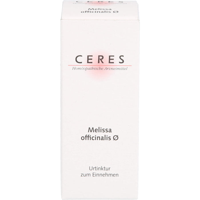 CERES Melissa offic. Urtinktur, 20 ml Lösung