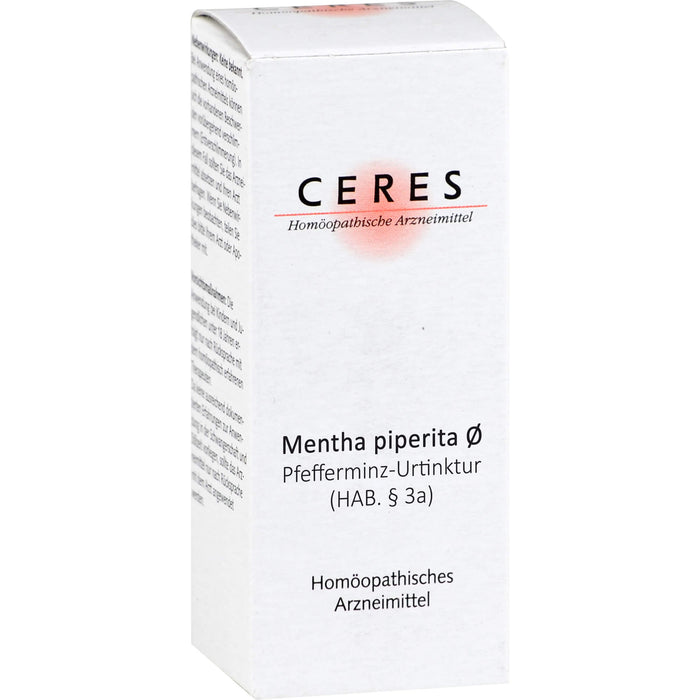 CERES Mentha piperita Urtinktur, 20 ml Lösung