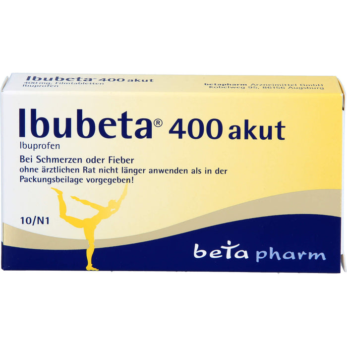 Ibubeta 400 akut Filmtabletten, 10 St. Tabletten
