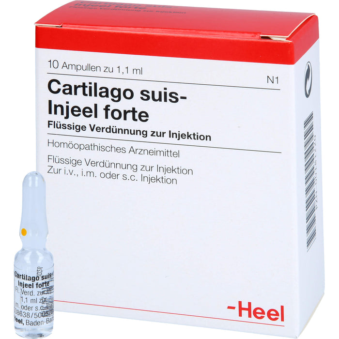 Cartilago suis-Injeel forte Inj.-Lsg., 10 pc Ampoules
