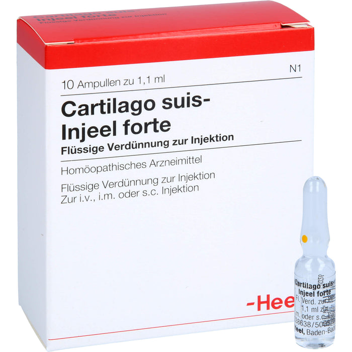 Cartilago suis-Injeel forte Inj.-Lsg., 10 pc Ampoules
