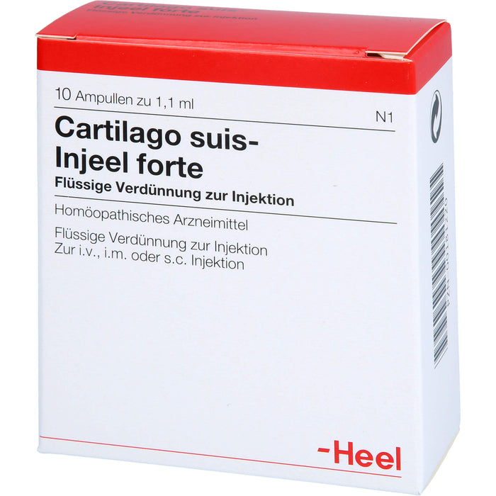 Cartilago suis-Injeel forte Inj.-Lsg., 10 pc Ampoules