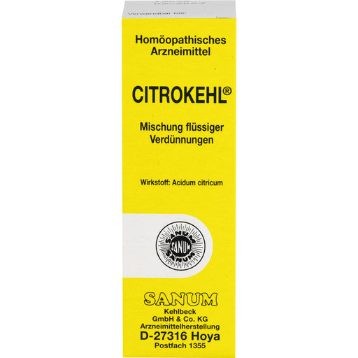 SANUM-KEHLBECK Citrokehl Mischung, 30 ml Lösung