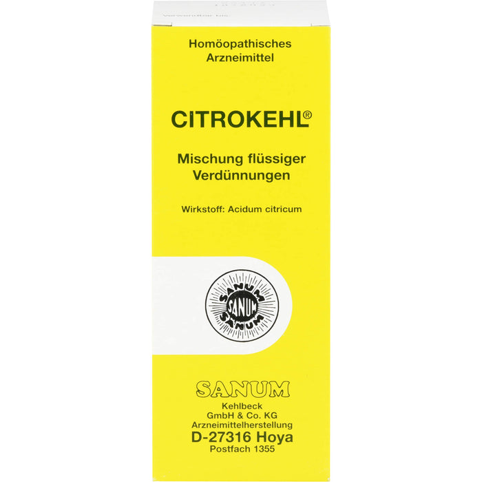 SANUM-KEHLBECK Citrokehl Mischung, 100 ml Lösung