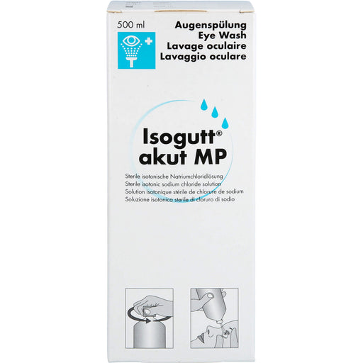 Isogutt akut MP Notfall-Augenspüllösung, Isotonische Natriumchloridlösung, 500 ml Lösung