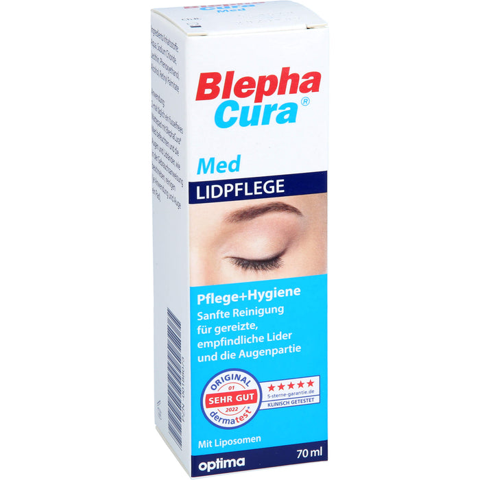 BlephaCura Lidhygiene, liposomale Suspension zur Linderung von Lidrandentzündungen und zur täglichen Lidrandpflege, 70 ml Lösung