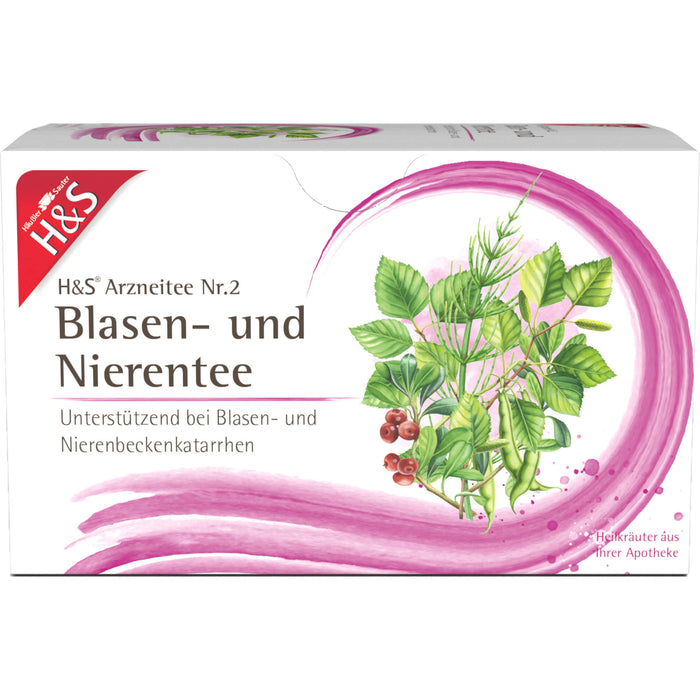 H&S Blasen- und Nierentee Arzneitee Nr. 2, 20 St. Filterbeutel