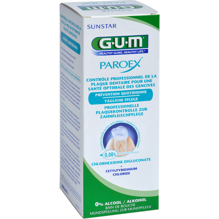 GUM Paroex 0,06% CHX Mundspülung, 500 ml Solution