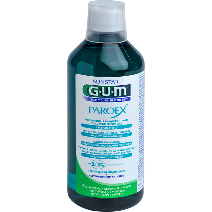 GUM Paroex 0,06% CHX Mundspülung, 500 ml Solution