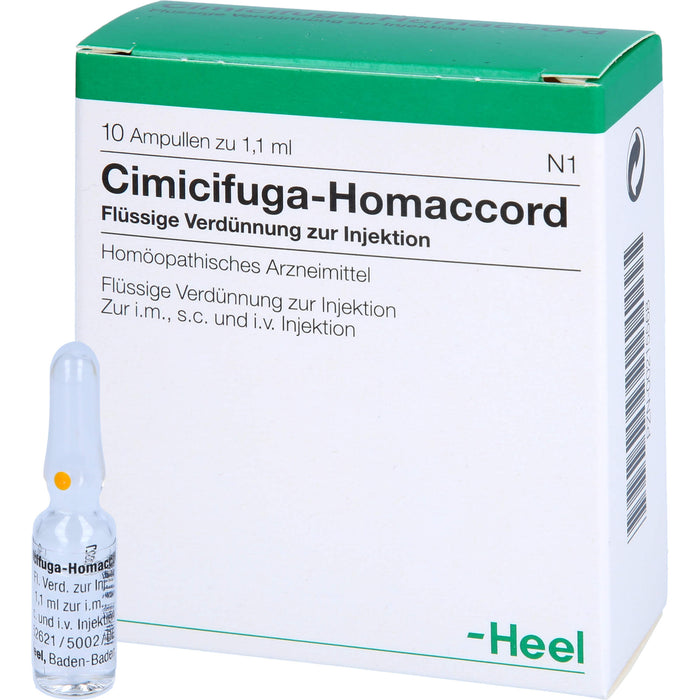 Cimicifuga-Homaccord Inj.-Lsg., 10 pc Ampoules