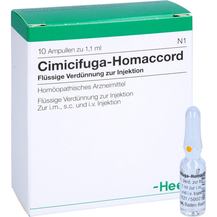 Cimicifuga-Homaccord Inj.-Lsg., 10 pc Ampoules