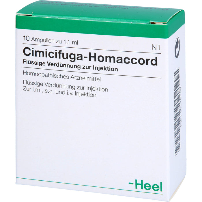 Cimicifuga-Homaccord Inj.-Lsg., 10 pc Ampoules