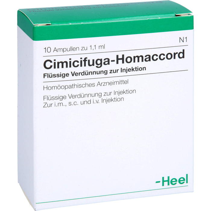 Cimicifuga-Homaccord Inj.-Lsg., 10 pc Ampoules